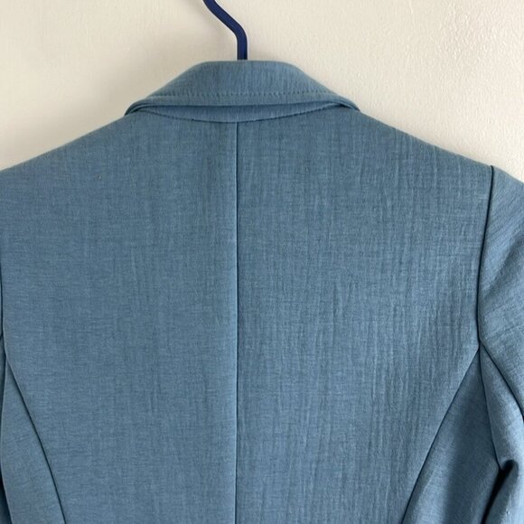 Judith and Charles Cotton-Blend Sky-Blue Blazer - Picture 7 of 8